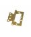 Петля накладная 100х75х2,5 2BB - Матовое золото